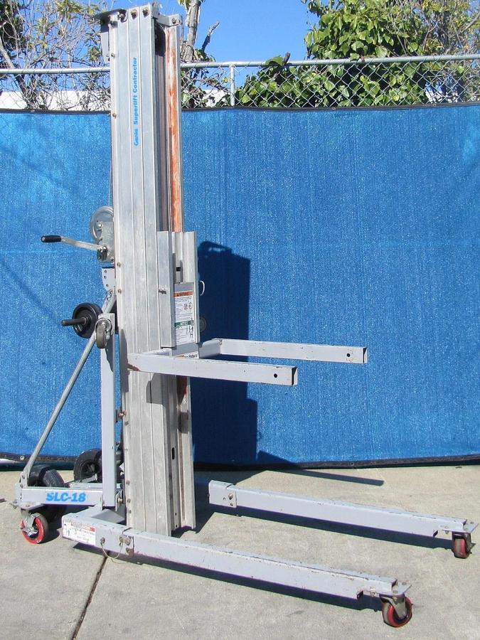 Used 2016 Genie SLC-18 Superlift Material Lift 18ft Height 650 lbs Max Capacity