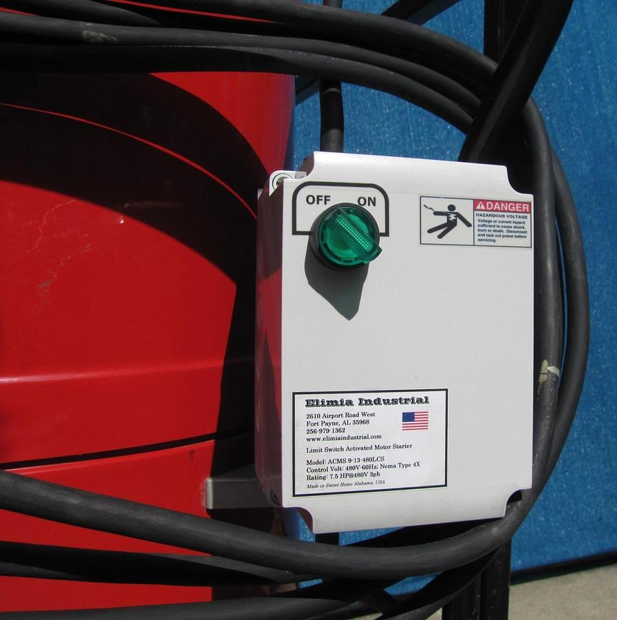 Used Ruwac 7.5 HP Concrete Dust Collector Vacuum DS2520 460V 3 Phase for Grinder