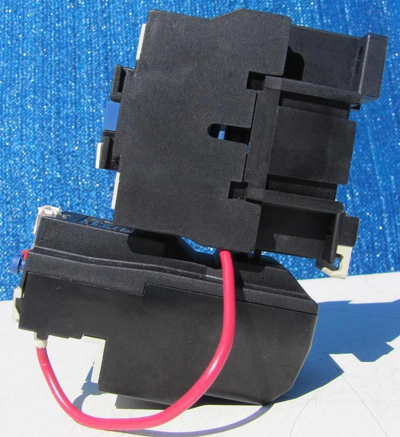 Used Telemacanique 25A Motor Sarter Contactor 120V Coil and Overload Relay