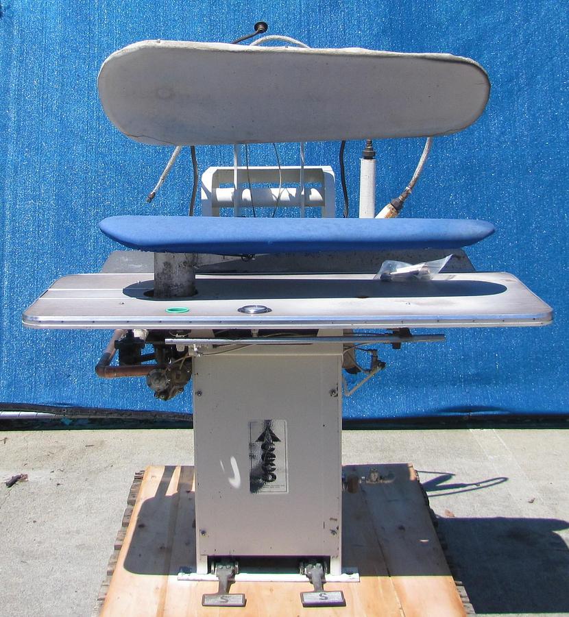 Used Ceco Dry Cleaning Machine Ironing Steam Press Steam & Air Operated Cissell Type