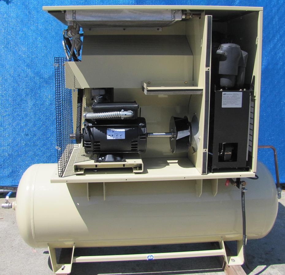 Used Ingersoll Rand 5 HP Rotary Screw Air Compressor with Dryer & 80 Gallon Tank