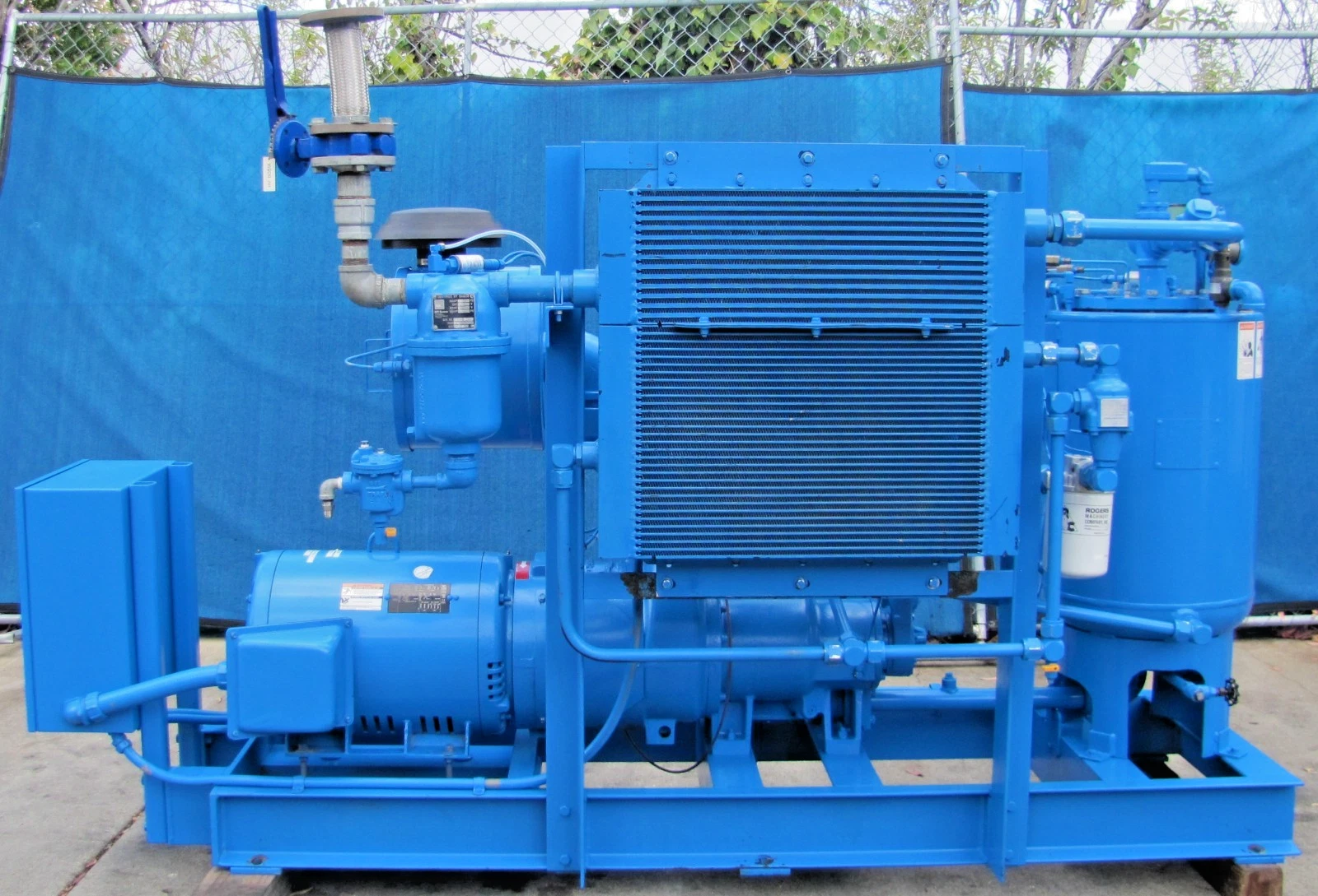 Used Quincy QNW G-242-F 50 HP Rotary Screw Air Compressor 460V 3 Phase