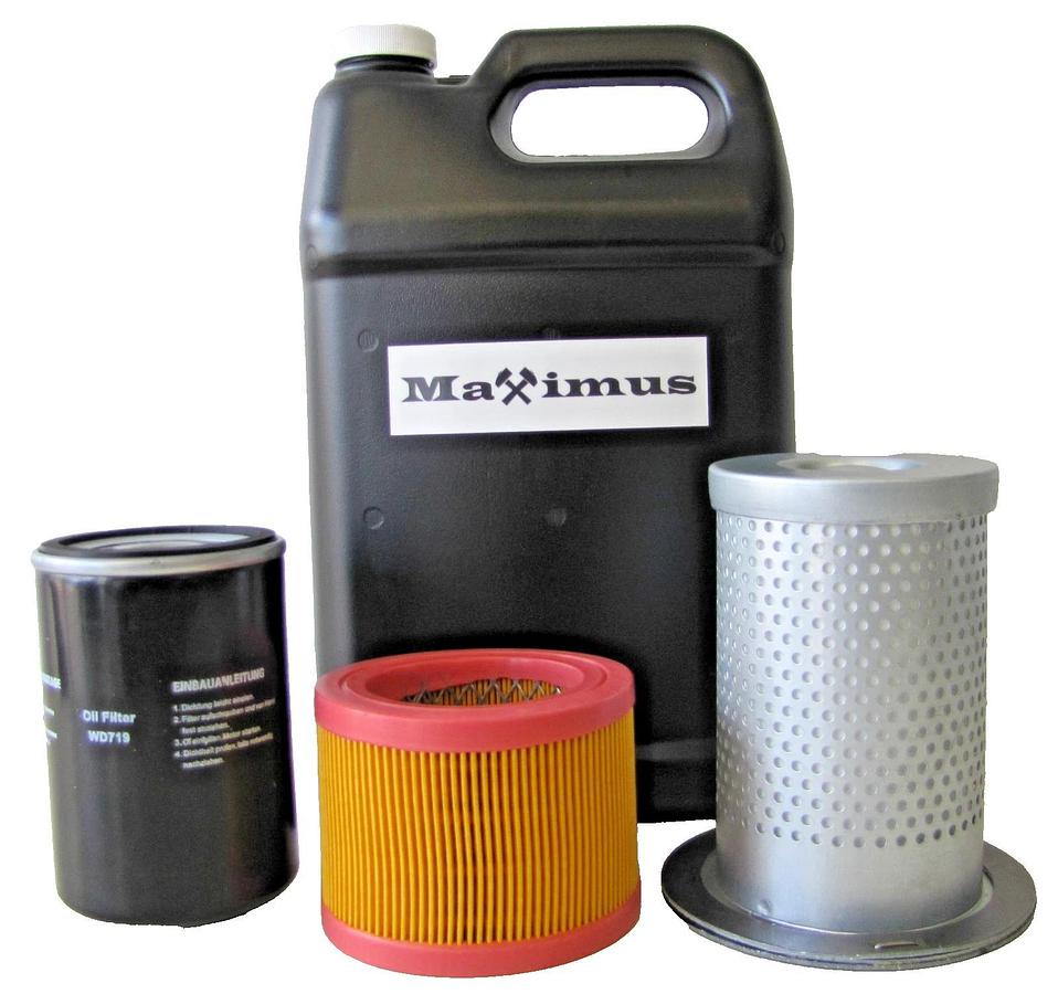 Used Maximus Maintenance Service Kit for 10 HP Rotary Screw Air Compressor