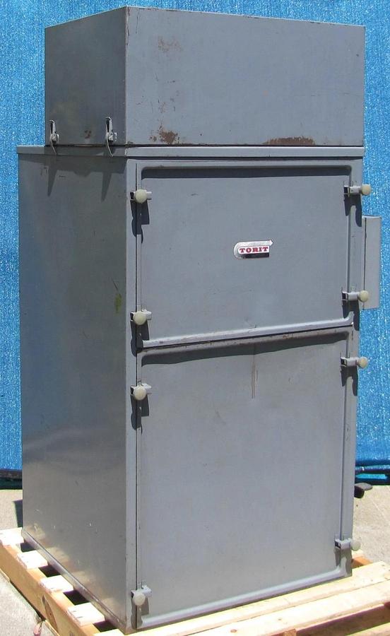 Used Torit 84 Dust Collector Air Filtration Unit 3 HP Baldor Blower Motor 230V 3 Ph