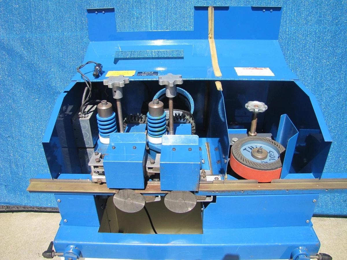 Used Falls Products D-BUR-D Model 131 Straight Edge Deburring Machine 115V