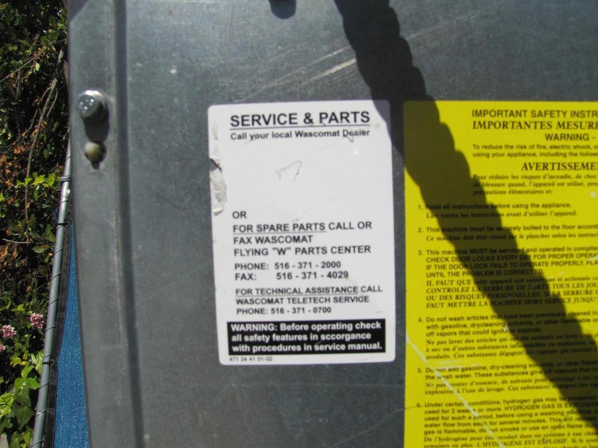 Used Wascomat EXSM665CL Commercial Washer Washing Machine 230V 1 Phase AS IS