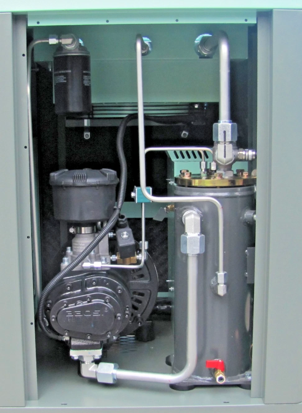 Used 2026 Maximus 10 HP Rotary Screw Air Compressor VFD 230V Single Phase 80 G TanK