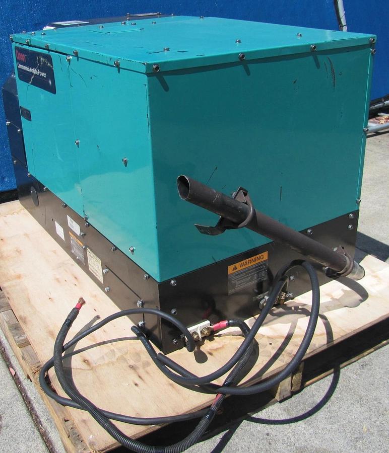 Used Onan 12KW Commercial Mobile RV Diesel Generator Kubota D1703 120/240V Output