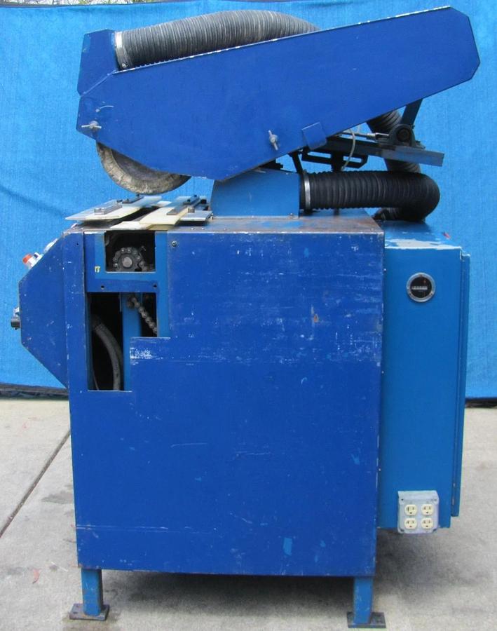 Used Rand Bright BH-50 5HP Tube Sander Polisher 12" Polishing Wheel 230V 3PH