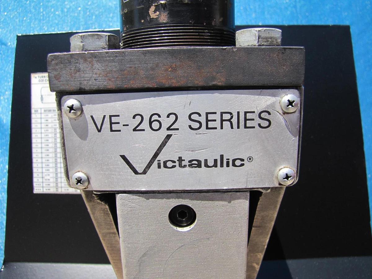 Used Victaulic VE-262 Hydraulic Pipe Groover 2" to 16" Pipe Grooving Machine 230V 1PH