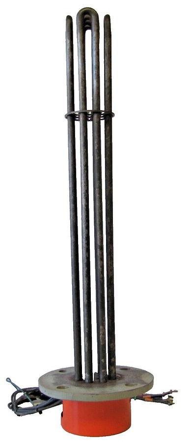 Used Watlow Heater 24" Heating Element Tank Heater 12,000 Watts 480V 3 Phase 12 KW