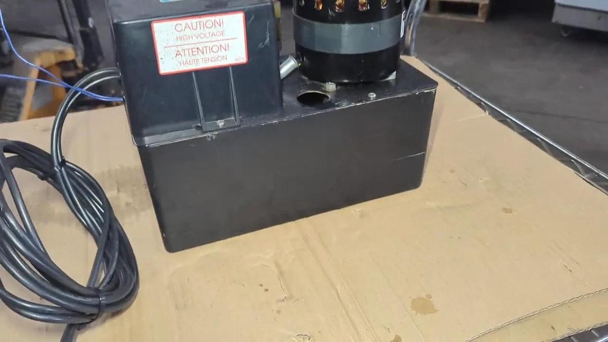 Used Beckett Condensate Pump 460V 1 Phase CU554ULHT Fasco Electric Motor  1/5 HP 60Hz