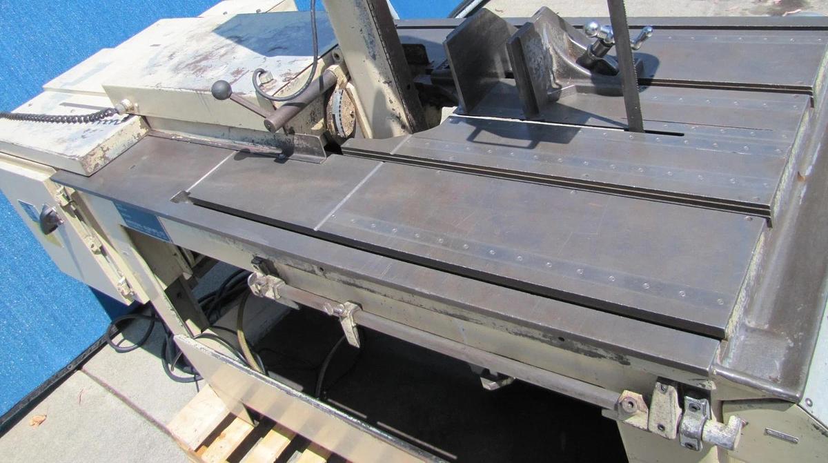 Used Marvel Series 8 Mark I Tilting Band Saw 230V 3PH Metal Cutting w/ Coolant Pump