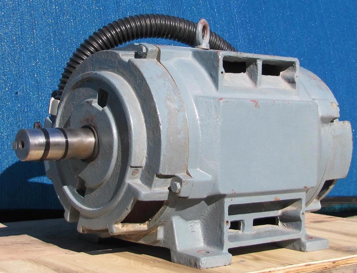 Used Marathon Electric 25 HP AC Motor 230/460V 1755 RPM 284T 3 Ph 1-7/8" Dia. Shaft