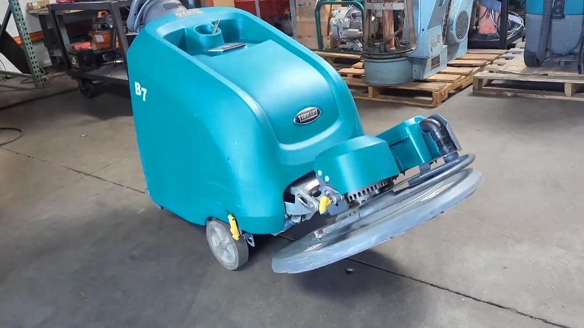 Used Tennant B7 Floor Burnisher Machine 27" Burnishing Pad Wheel Sold AS IS Repair