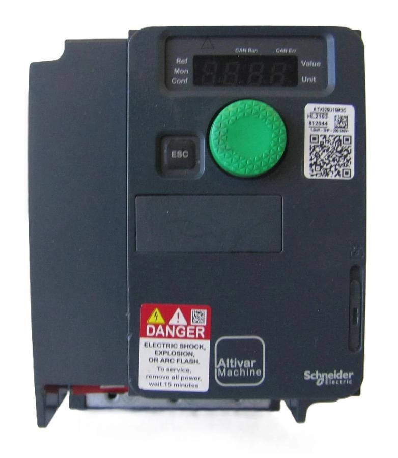 Used Schneider Electric Altivar 320 VFD Variable Frequency Drive 1.5kW 2HP 200-240V
