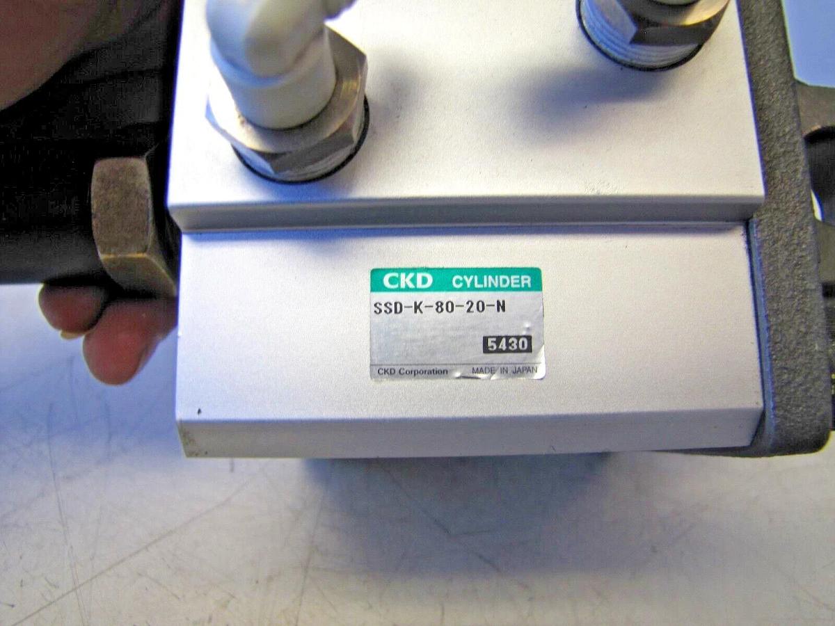 Used CKD SSD-K-80-20-N Air Pneumatic Cylinder 1” Stroke 1” Bore