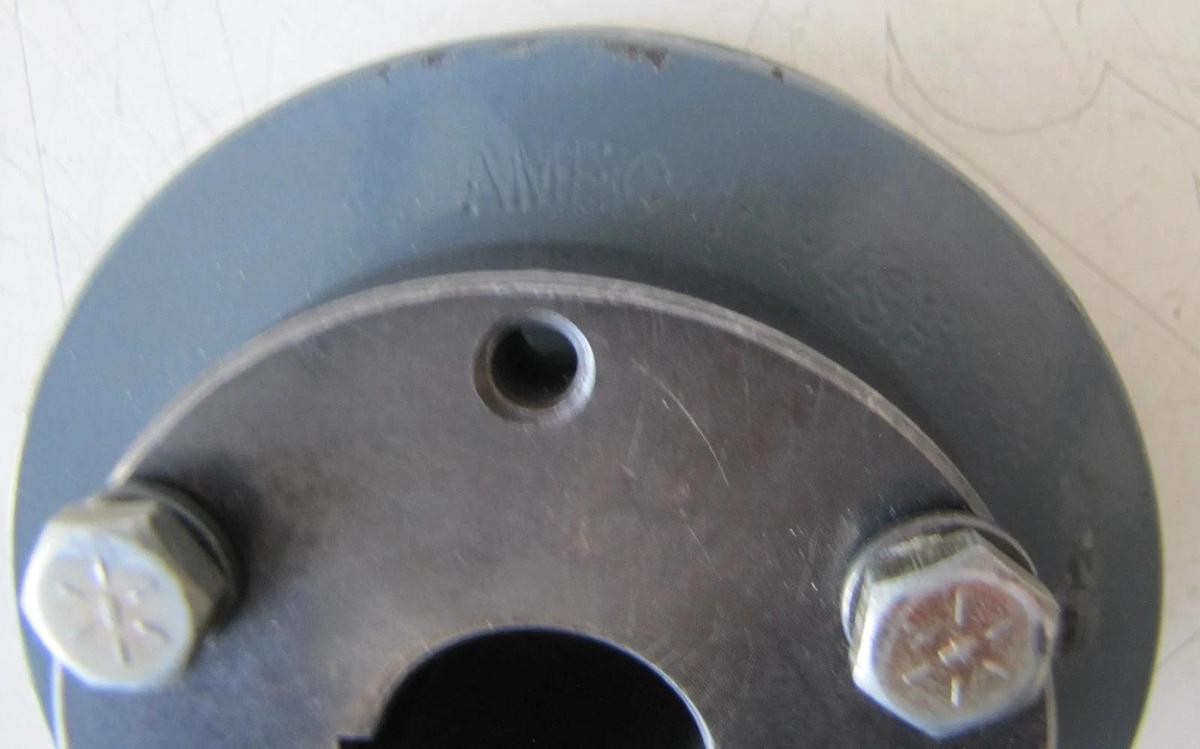 Used Amec Single Groove Pulley 3.75" OD 1B34SH With 7/8" ID Bushing