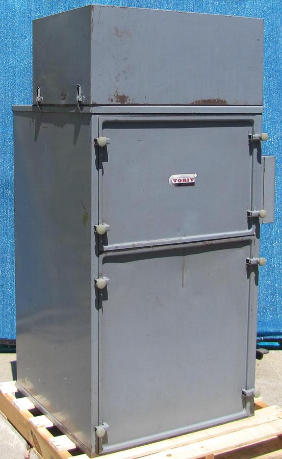 Used Torit 84 Dust Collector Air Filtration Unit 3 HP Baldor Blower Motor 230V 3 Ph