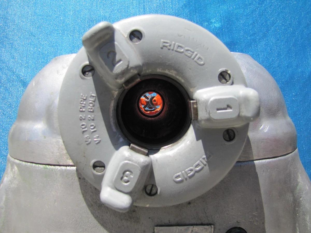 Used Ridgid 535 Pipe Threader 1/2" to 2" Pipe Threading Machine with Die Head