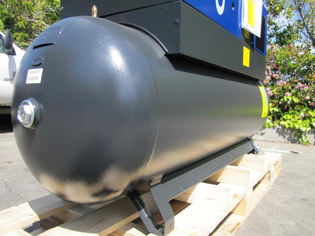 Used 2024 New Quincy QGS-10 Rotary Screw Air Compressor 10 HP w Dryer & 120 G Tank