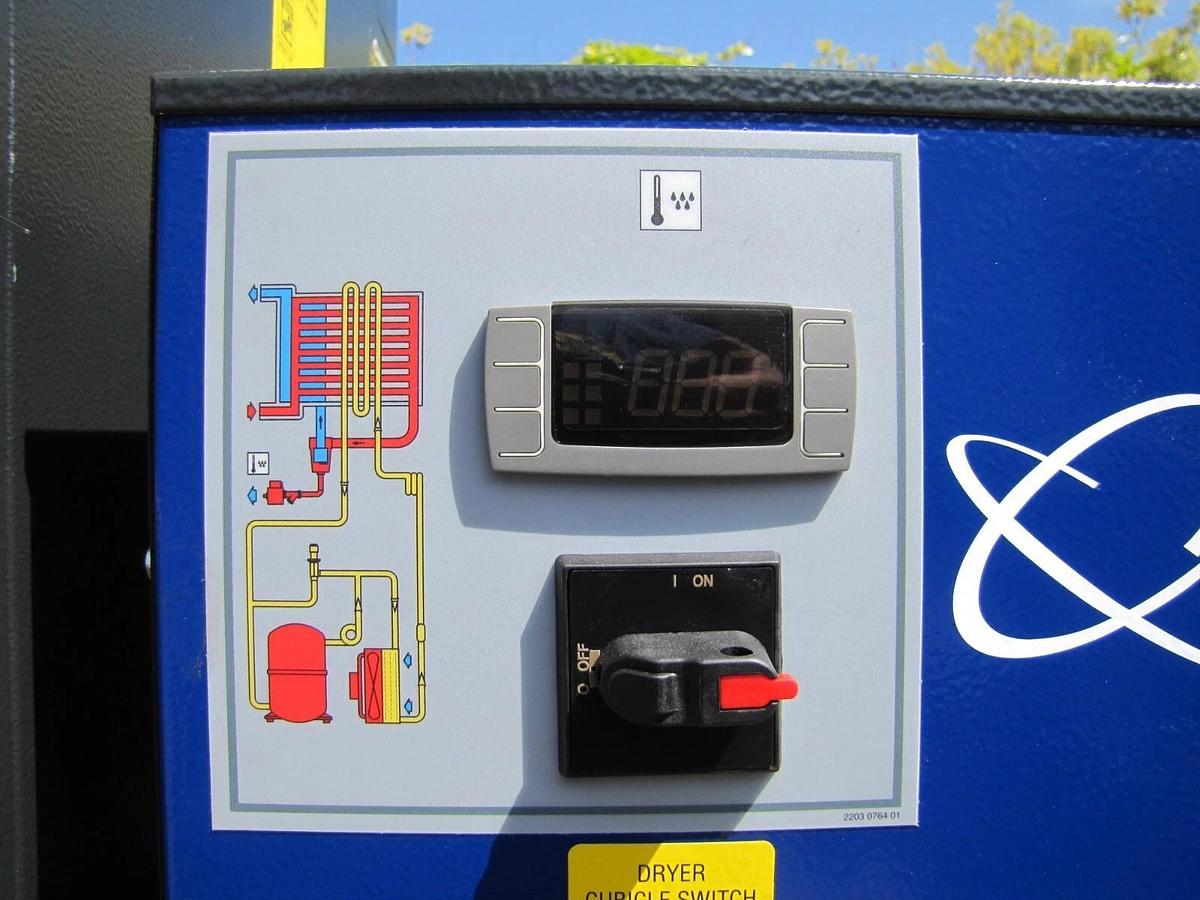 Used 2024 New Quincy QGS-10 Rotary Screw Air Compressor 10 HP w Dryer & 120 G Tank