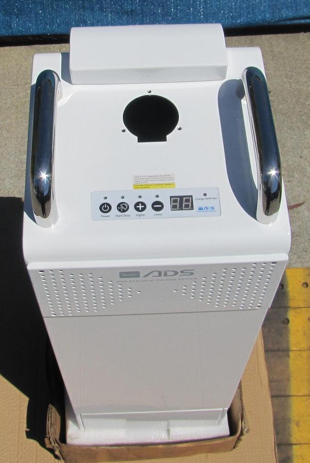 Used ADS Dental Extraoral Suction System EOS 105 CFM 110V AS IS New But Missing Hose