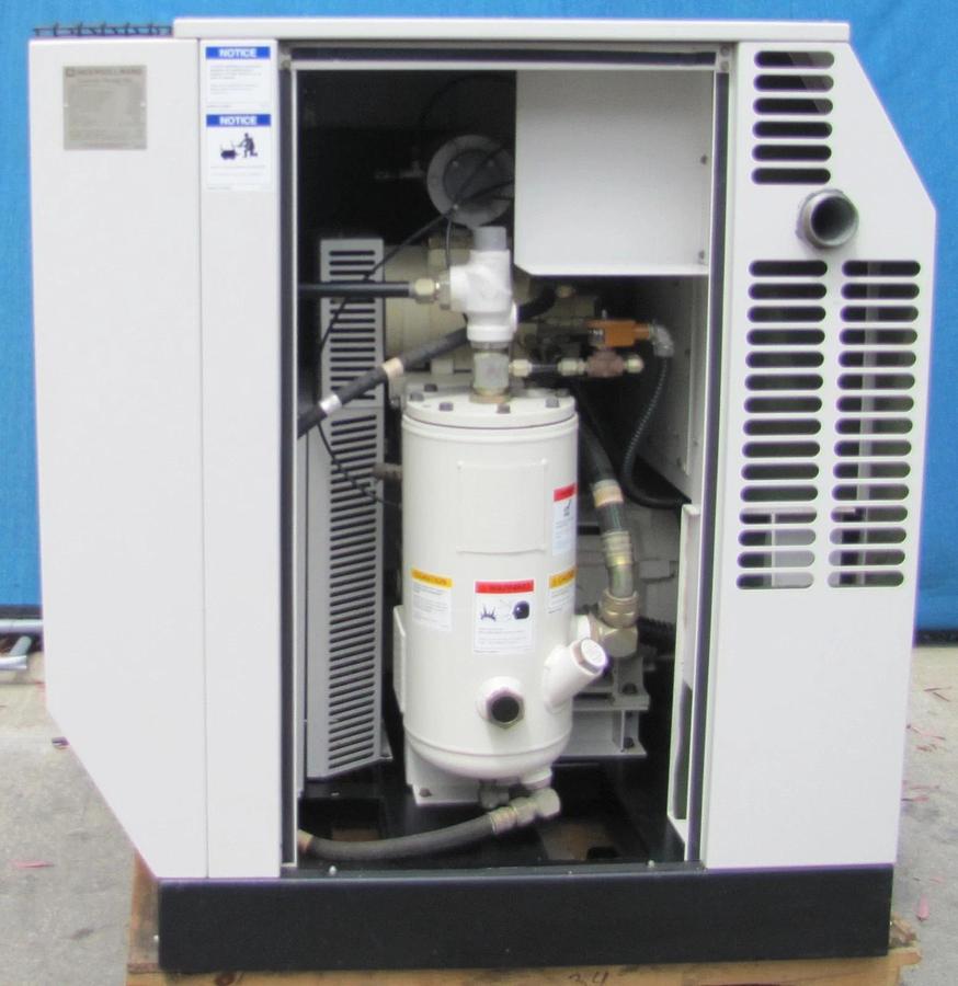 Used Ingersoll Rand 40HP Rotary Screw Air Compressor 163 CFM 460V 3 Phase 80 Hours