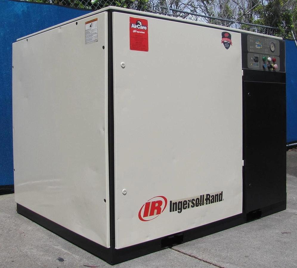 Used Ingersoll Rand 40 HP SSR-UP6-40 Rotary Screw Air Compressor 185 CFM 460V 3 Ph