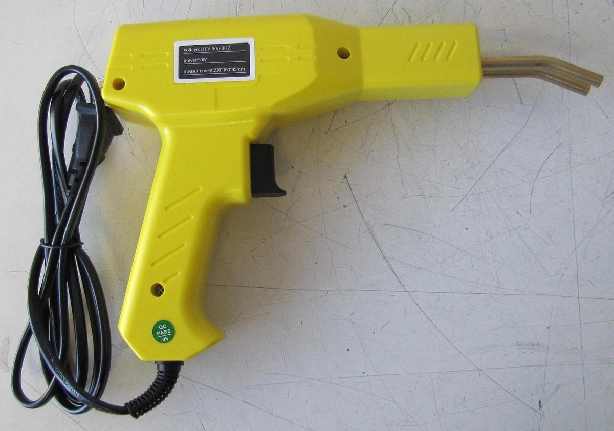 Used Plastic Welding Gun Kit H50 Soldering Tool Welder With Staples