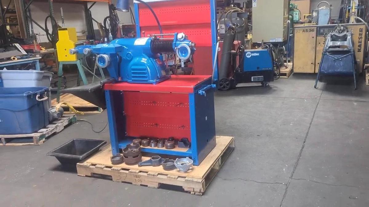 Used Ammco 4000 Combination Disc & Drum Brake Lathe Bench and Attachments 120V