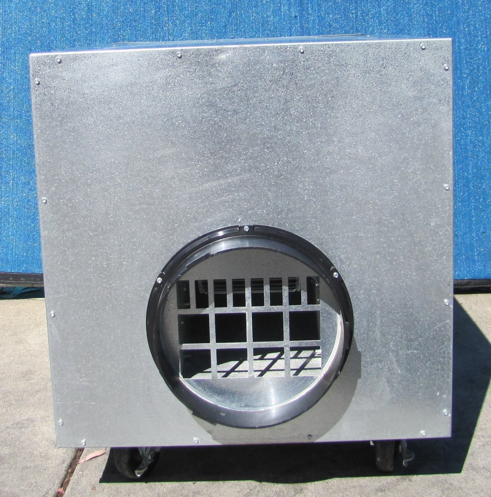 Used Syclone Negative Air Scrubber HEPA Filter 2000 CFM 115V 2 Speed Duct Port 29587