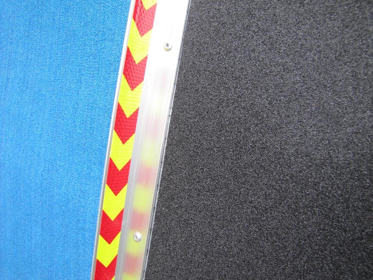 Used Aluminum Folding Loading Ramp 6 ft Long x 28.5 in Wide Portable 600 lbs