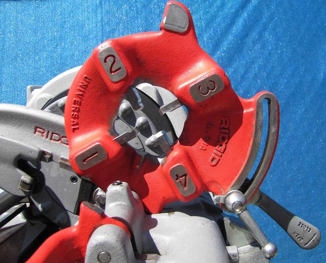Used Ridgid 535 Series Pipe Threader Threading Machine With 811A Die Head 1/2" to 2"