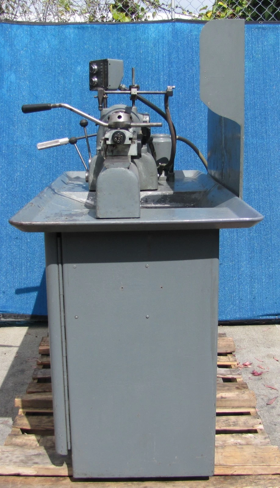 Used Hardinge VBS Collet Type Metal Lathe 1HP 460V 3PH Turret Attachment Coolant Pump
