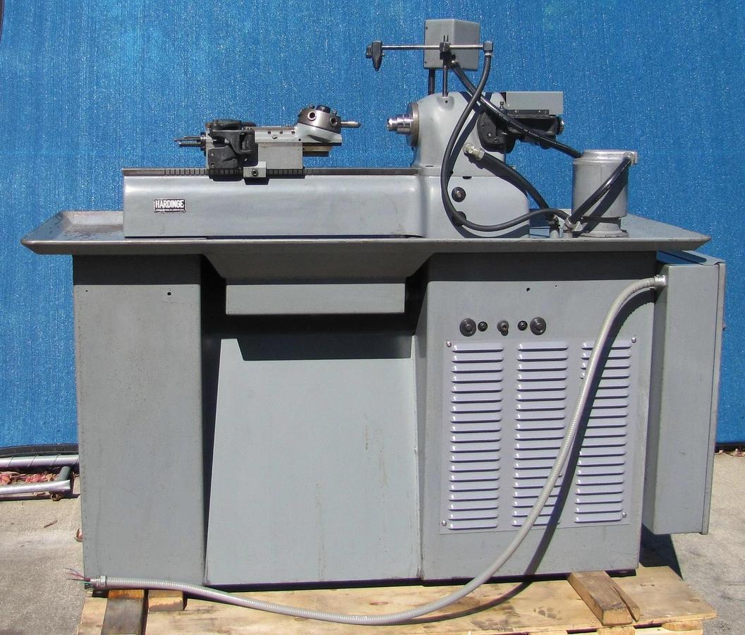 Used Hardinge DV-59 DSM-59 Second Operation Turret Lathe 3/4 HP 230V 3 Phase Coolant