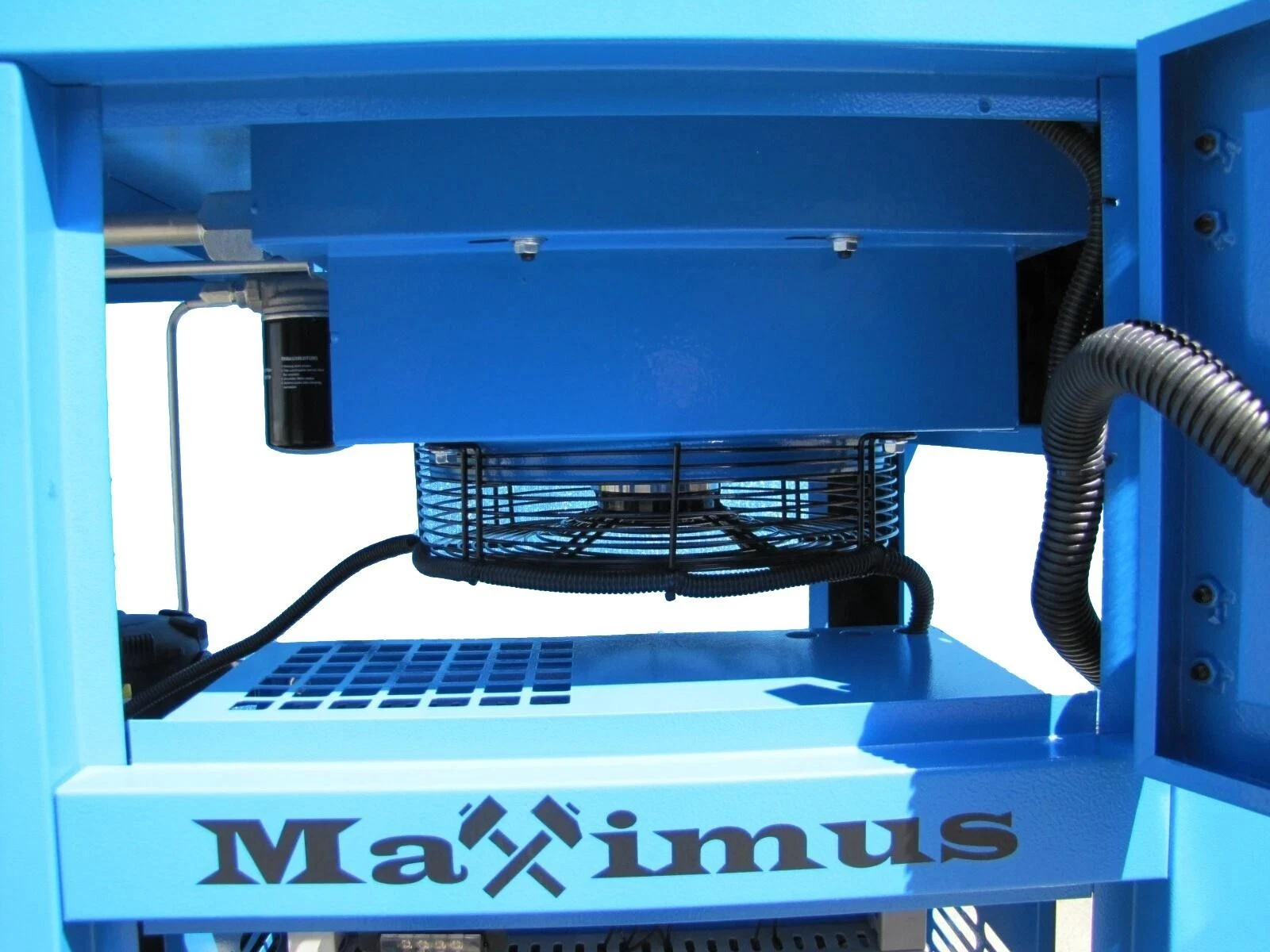 Used 2025 Maximus 10 HP Rotary Screw Air Compressor Direct Drive 230V 3 Phase