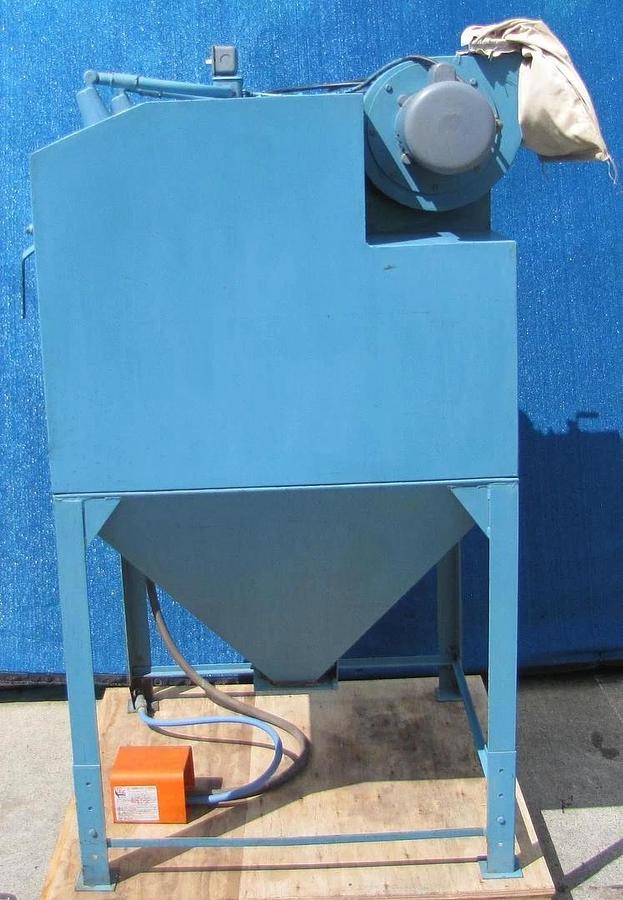 Used Process Systems Sand Blast Blasting Cabinet with Dust Bag Collector New Gloves