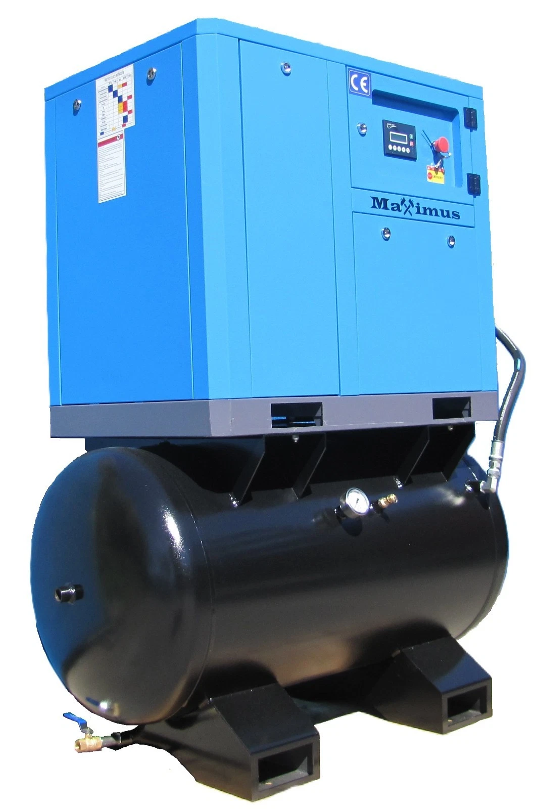 Used 2025 Maximus 10 HP Rotary Screw Air Compressor Direct Drive 230V 3 Phase