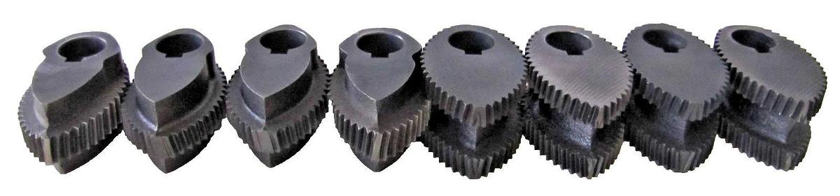 Used Complete Set of Collins Grip Jaw Chucks for Thred-O-Matic 22A Pipe Threader