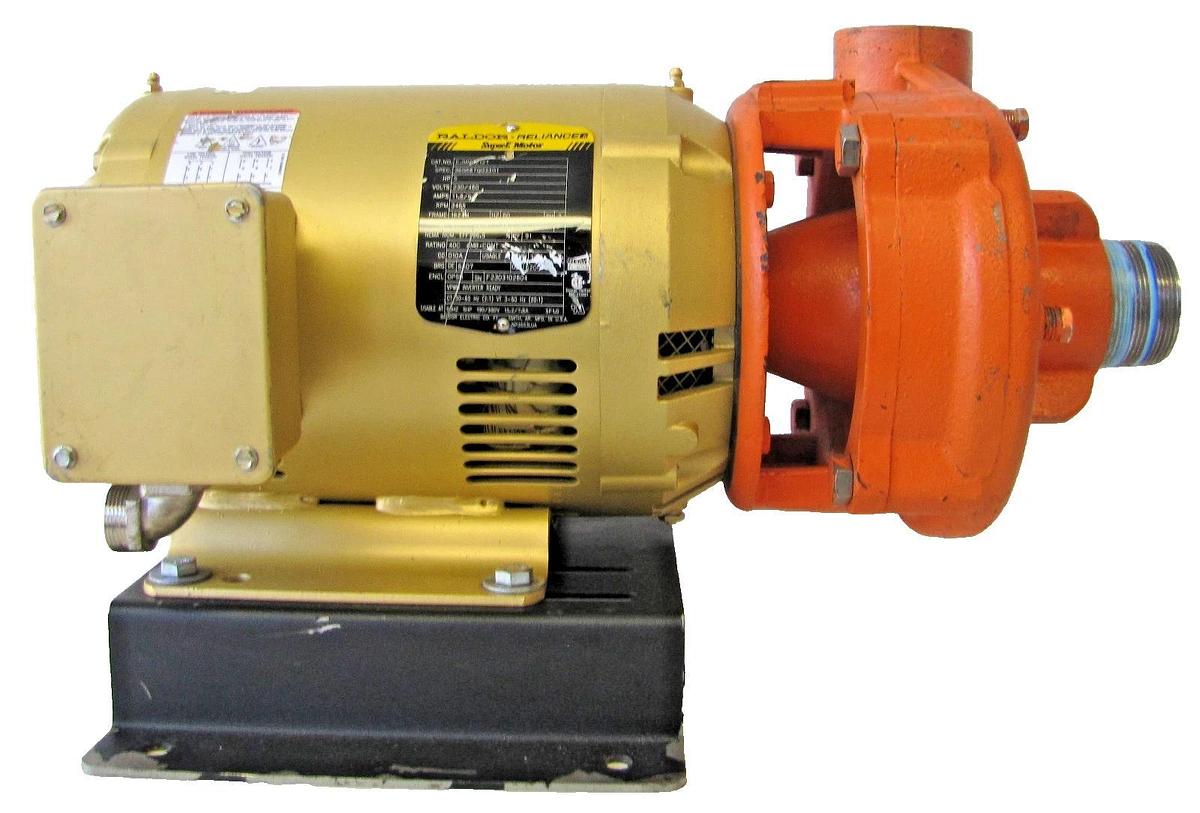 Used Berkeley 5HP Centrifugal Pump 130 GPM 1-1/2" x 2" Port B58084-M 230/460V 3 Phase