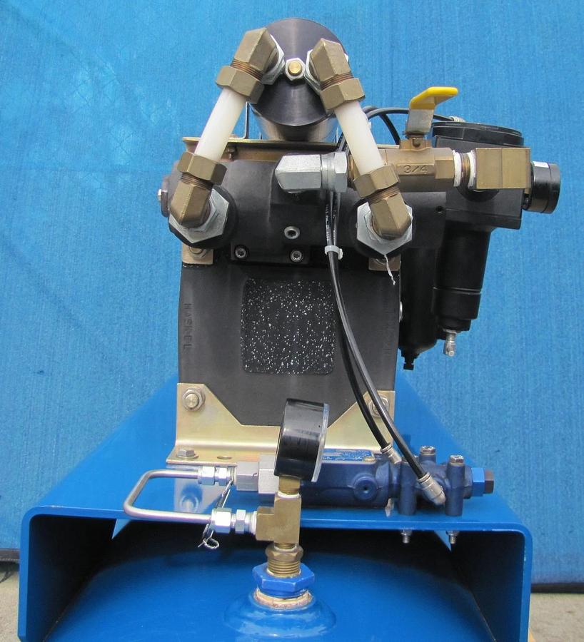 Used Haskel 8AGD-2 Single Stage Double Action Gas Booster with 80 Gallon Tank