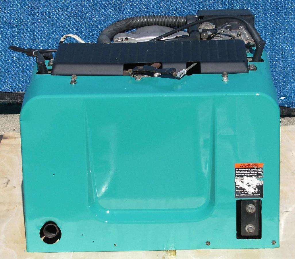 Used Onan Commercial 6500 Watt RV Gasoline Generator 120/240V Output 1784 Hours