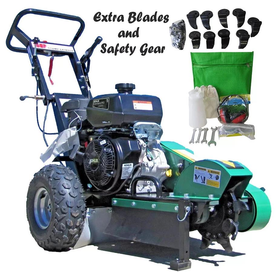 Used Maximus 14 HP Stump Grinder With Kohler Command Pro 12" Cutting Wheel w/ 9 Teeth