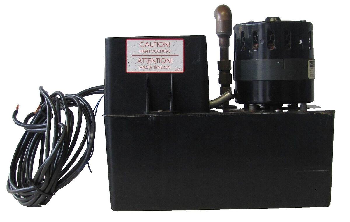 Used Beckett Condensate Pump 460V 1 Phase CU554ULHT Fasco Electric Motor  1/5 HP 60Hz