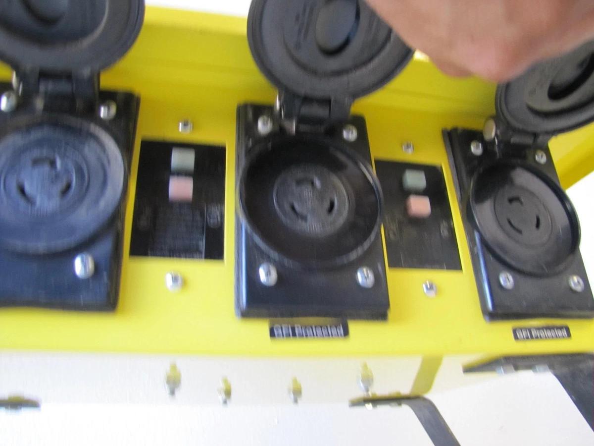 Used CEP 6506-G Spider Temporary Power Distribution Box 50A 125/250V Twist Lock #1