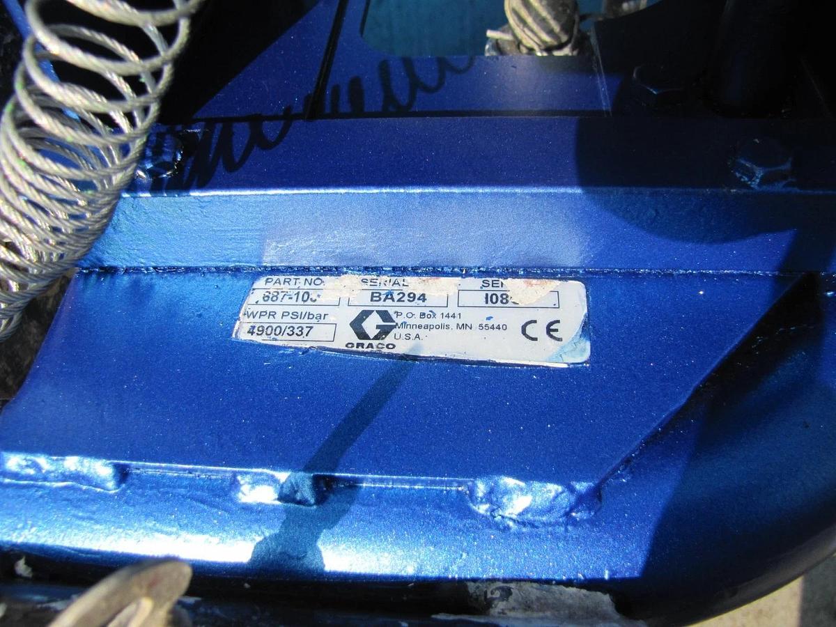 Used Graco GH 7.5 HP Electric Hydra-Spray Hydraulic Paint Coating Sprayer 220V 1 Ph