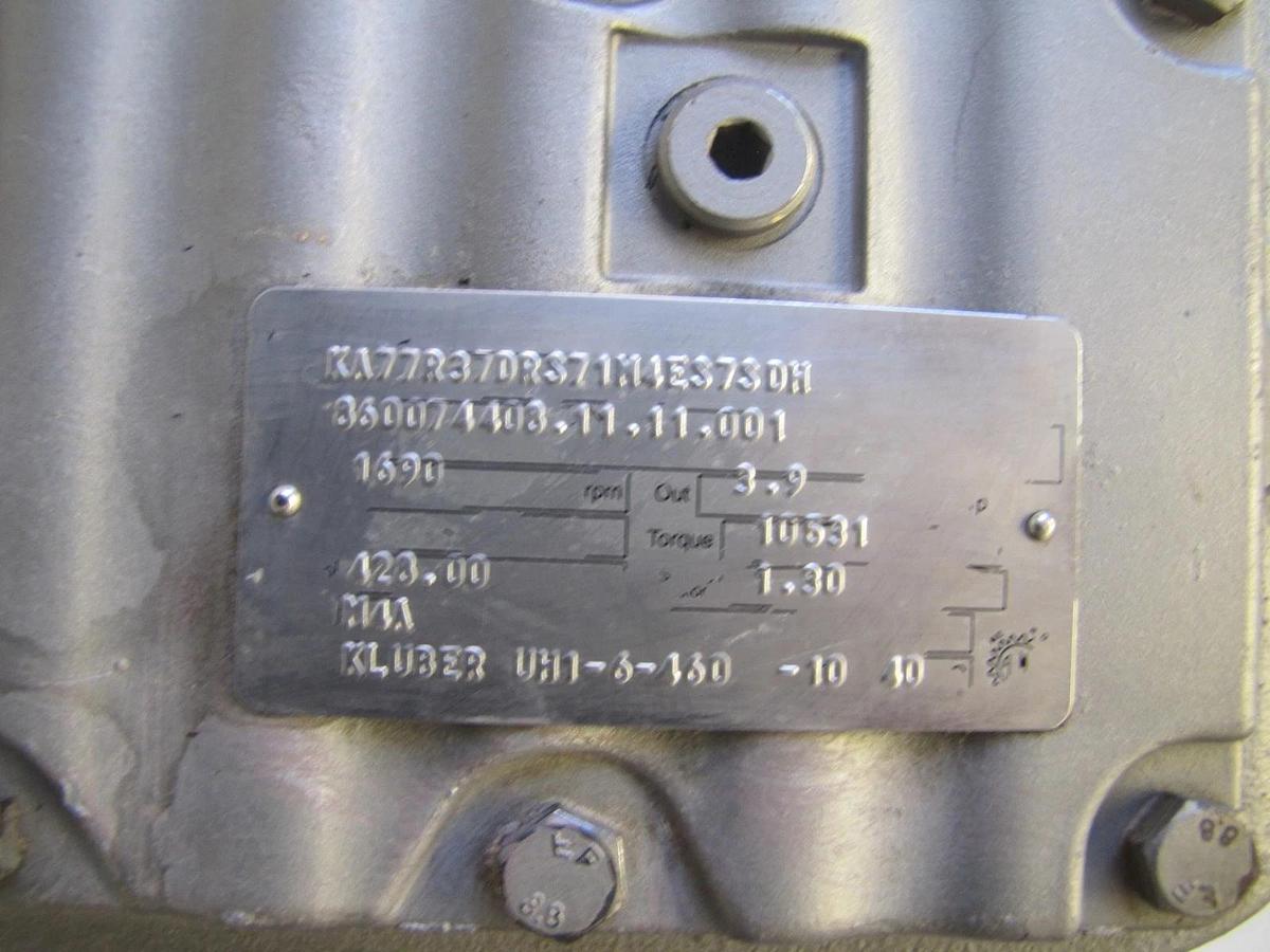 Used Sew Eurodrive Gear Motor Ratio 428.00 In 1690 rpm Out 3.9 RPM 460V 3 Phase