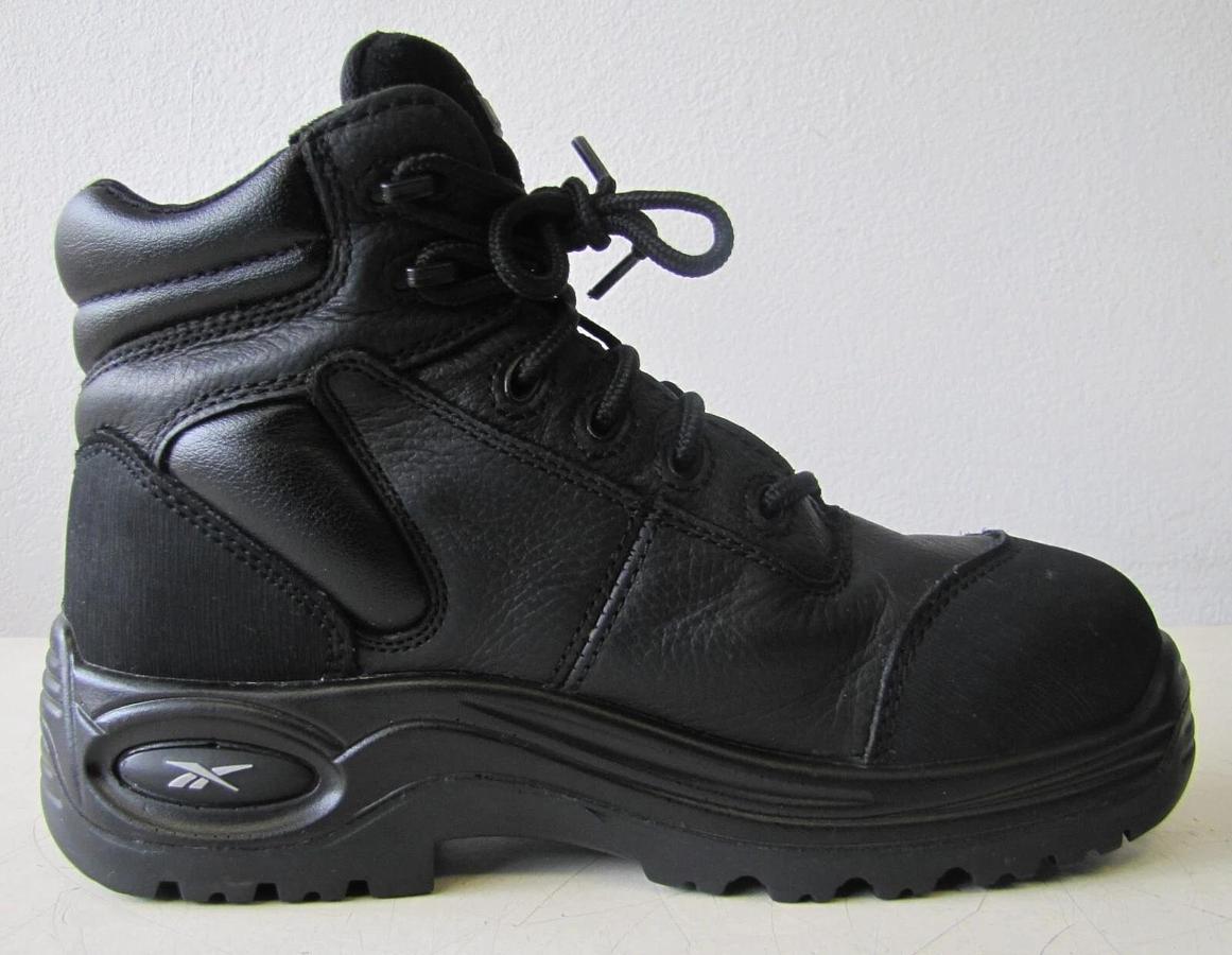 Used Reebok Steel Toe Waterproof Work Boots Size 5.5 Men 7.5 Woman USA
