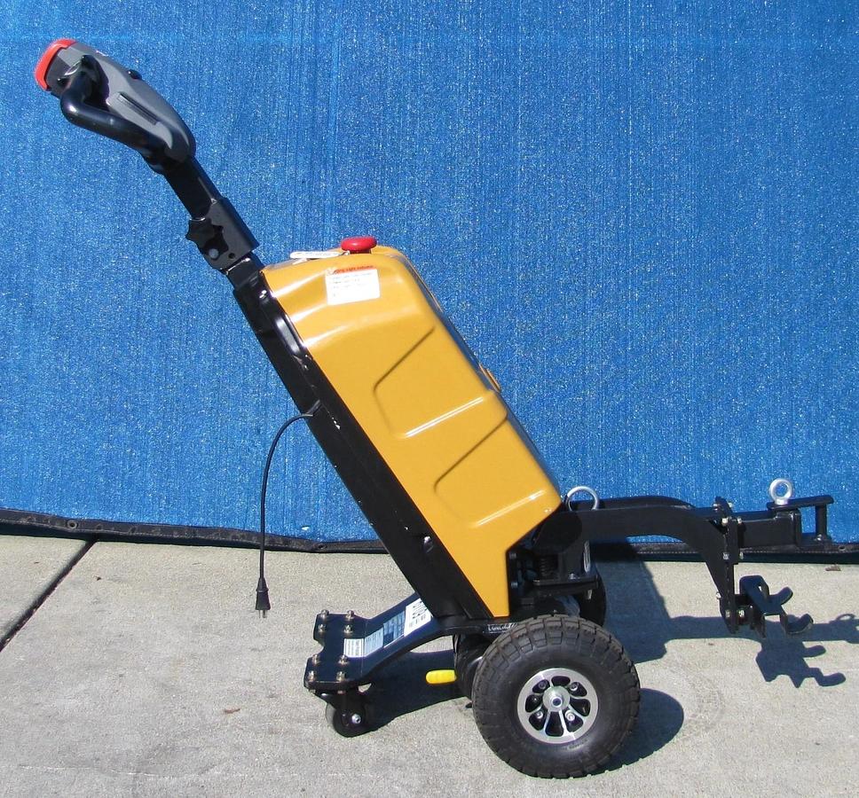Used Big Joe T15 1500 lbs. Electric Walkie Puller Tugger 24 VDC W/ Battery Charger #2